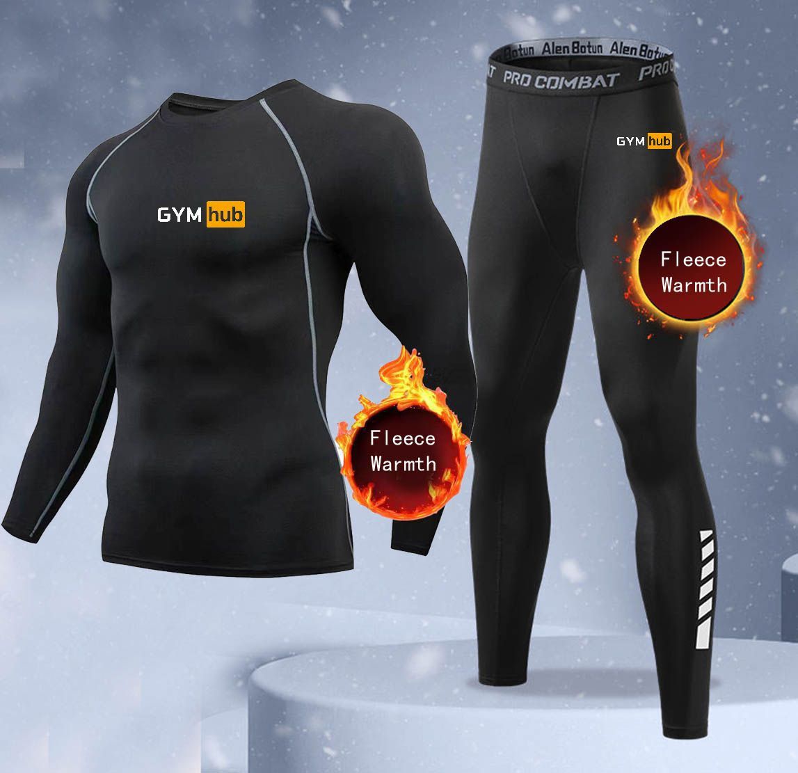 Thermal Long John - Nuevo conjunto de ropa interior térmica