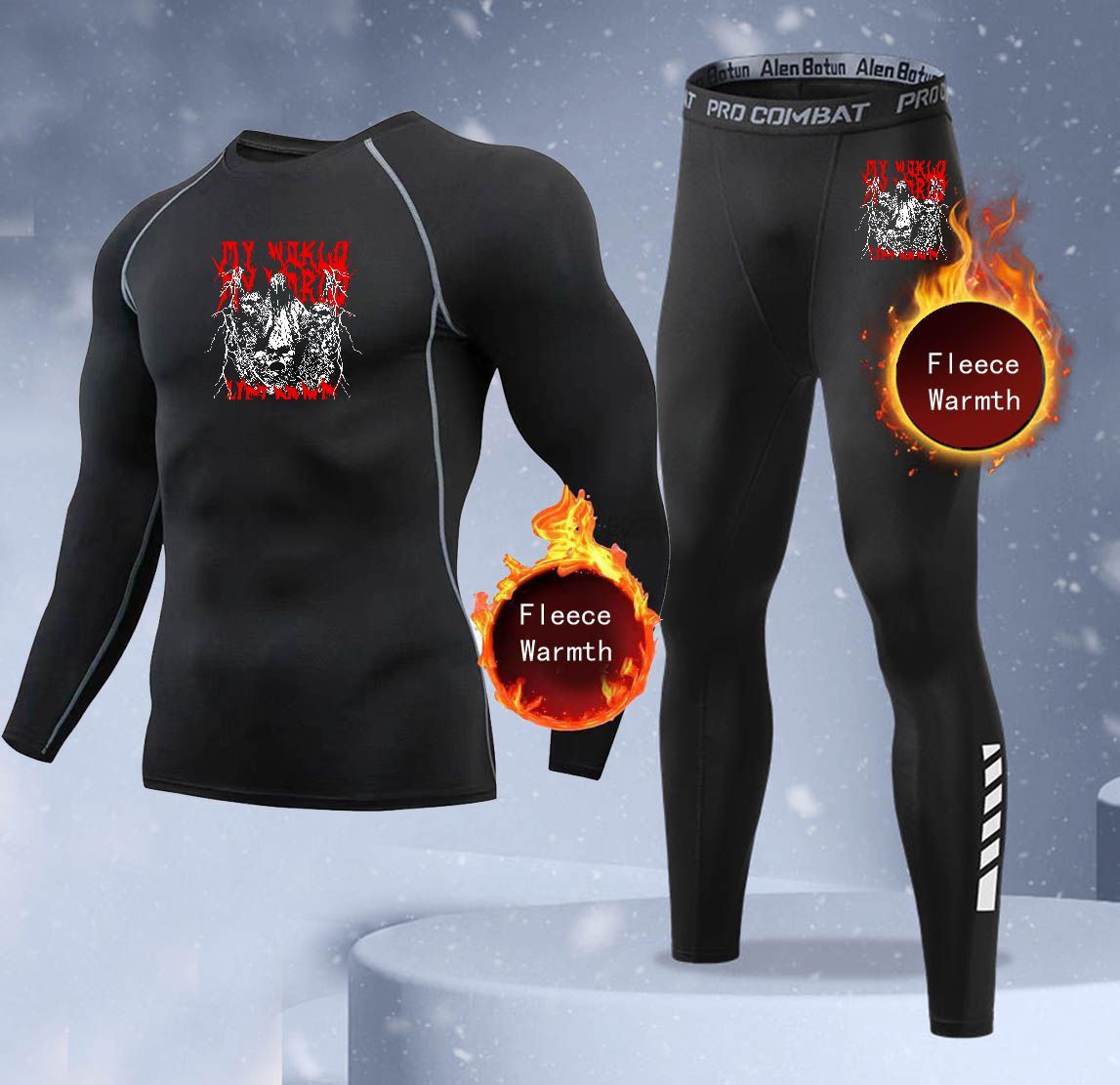Thermal Long John - Nuevo conjunto de ropa interior térmica