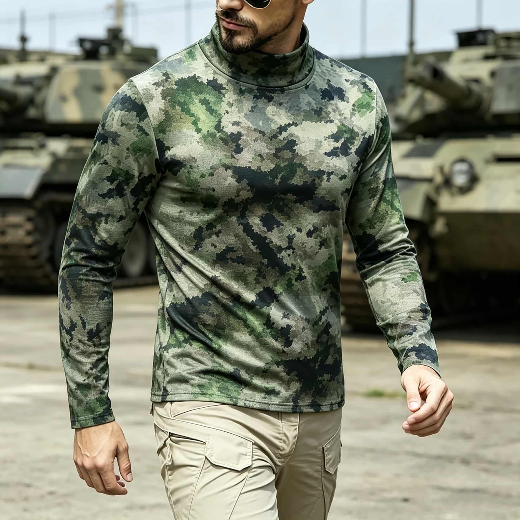 Base Layer Top - Camiseta de manga larga con cuello