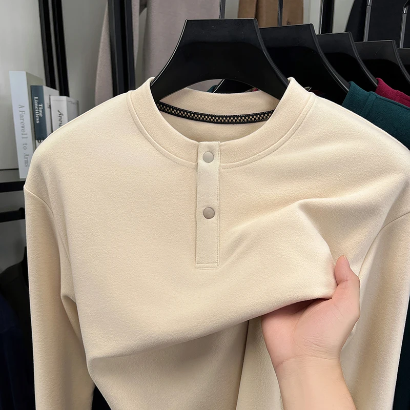 Suéter Henley de Corte Holgado - Thermal Long John reseña y precio