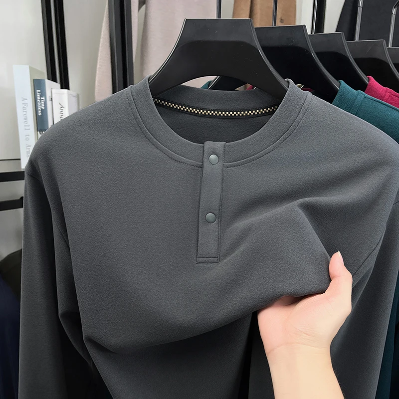 Suéter Henley de Corte Holgado - Thermal Long John reseña y precio