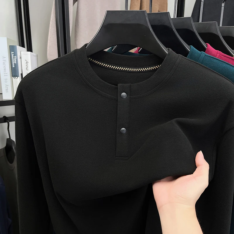 Suéter Henley de Corte Holgado - Thermal Long John reseña y precio